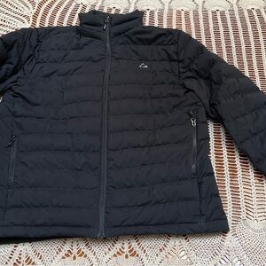 Paradox Black Quilted Duck Down Fill Jacket Men’s L